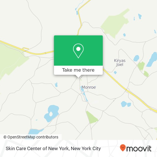 Mapa de Skin Care Center of New York, 807 State Route 17M