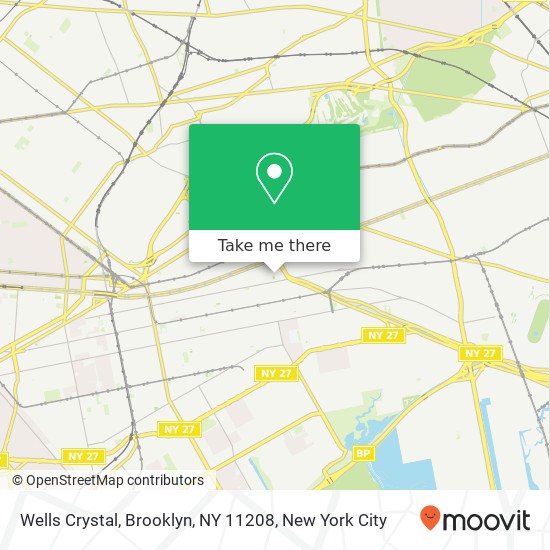 Wells Crystal, Brooklyn, NY 11208 map
