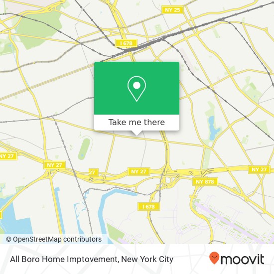 All Boro Home Imptovement map