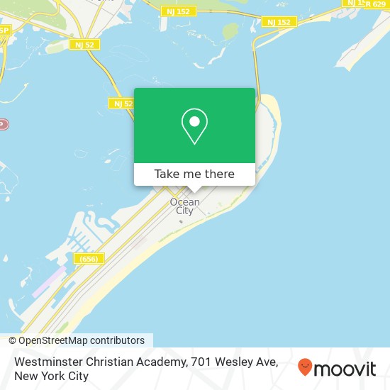 Westminster Christian Academy, 701 Wesley Ave map
