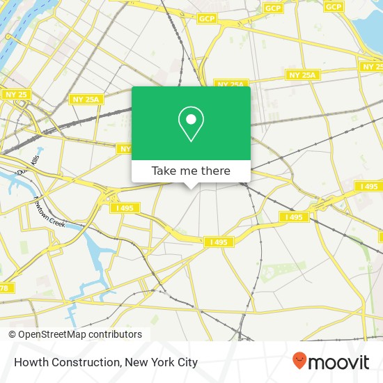 Mapa de Howth Construction