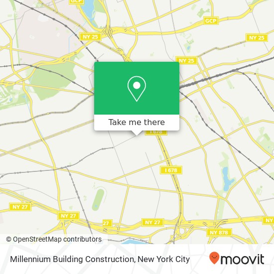 Millennium Building Construction map