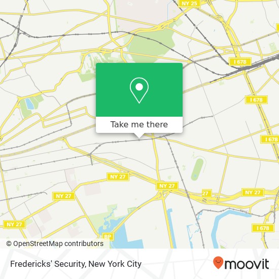 Fredericks' Security map