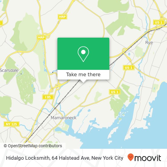 Mapa de Hidalgo Locksmith, 64 Halstead Ave