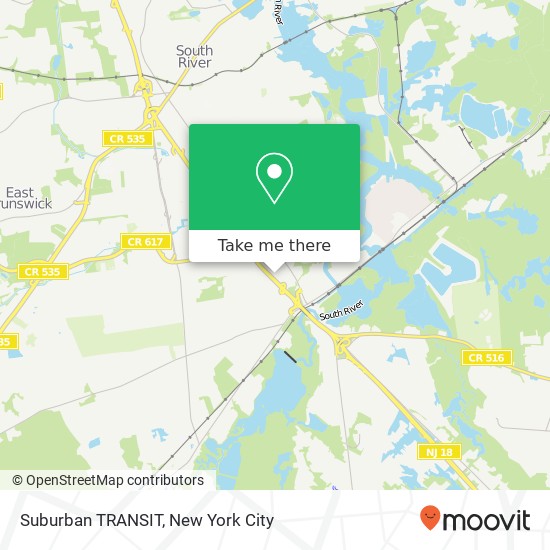Suburban TRANSIT map