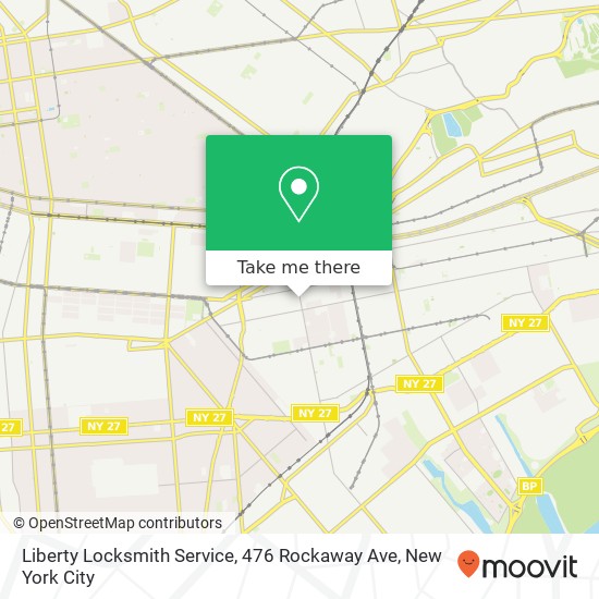 Liberty Locksmith Service, 476 Rockaway Ave map