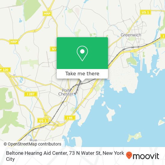 Beltone Hearing Aid Center, 73 N Water St map