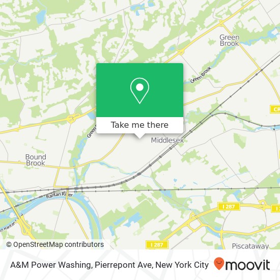 Mapa de A&M Power Washing, Pierrepont Ave