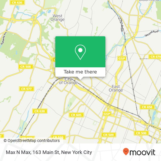Max N Max, 163 Main St map