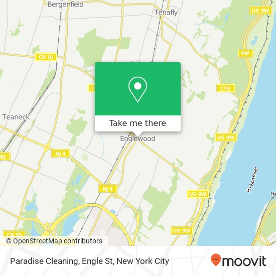 Paradise Cleaning, Engle St map