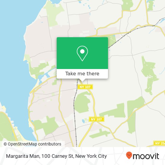 Mapa de Margarita Man, 100 Carney St