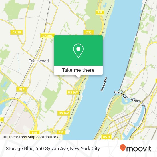 Mapa de Storage Blue, 560 Sylvan Ave