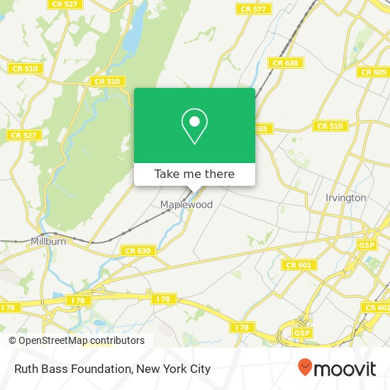 Mapa de Ruth Bass Foundation