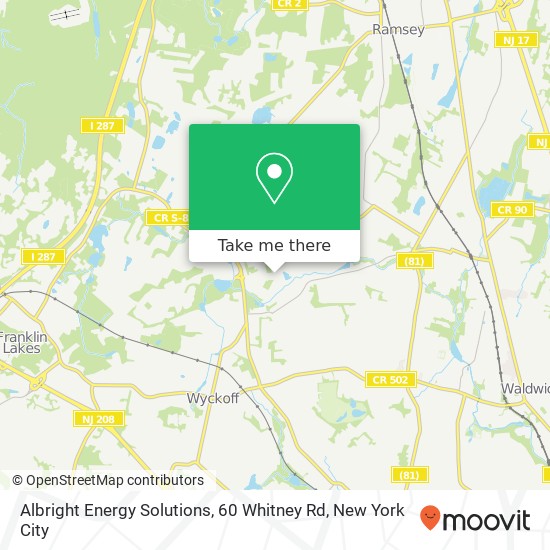 Albright Energy Solutions, 60 Whitney Rd map