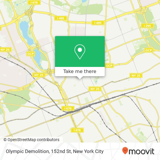 Olympic Demolition, 152nd St map
