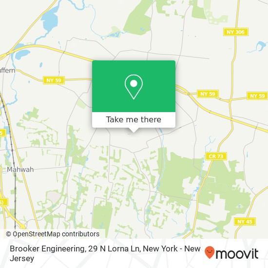 Mapa de Brooker Engineering, 29 N Lorna Ln