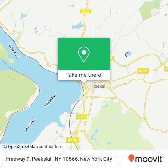 Mapa de Freeway 9, Peekskill, NY 10566