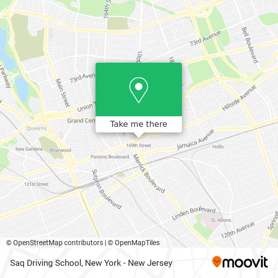 Saq Driving School map