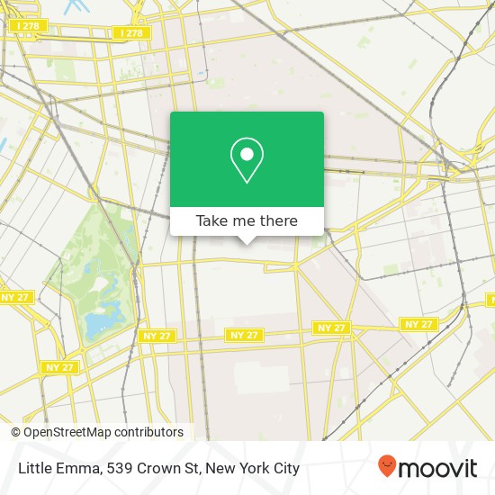 Little Emma, 539 Crown St map