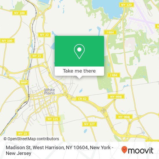 Mapa de Madison St, West Harrison, NY 10604