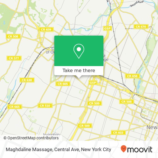 Maghdaline Massage, Central Ave map