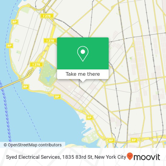 Mapa de Syed Electrical Services, 1835 83rd St