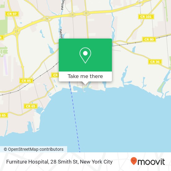 Mapa de Furniture Hospital, 28 Smith St