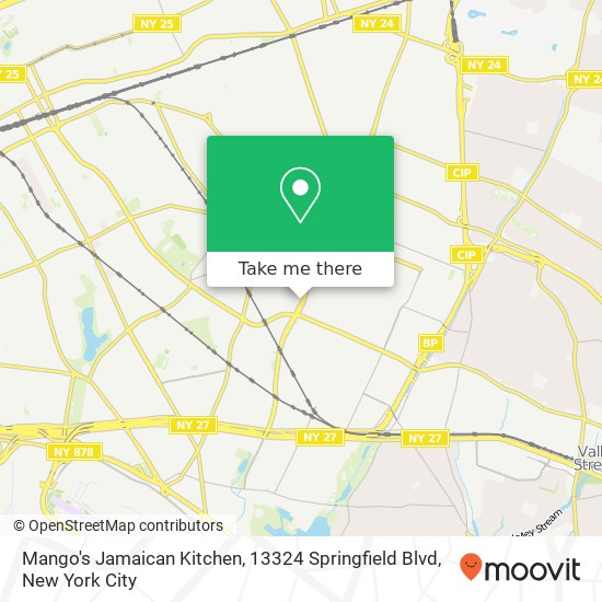 Mapa de Mango's Jamaican Kitchen, 13324 Springfield Blvd