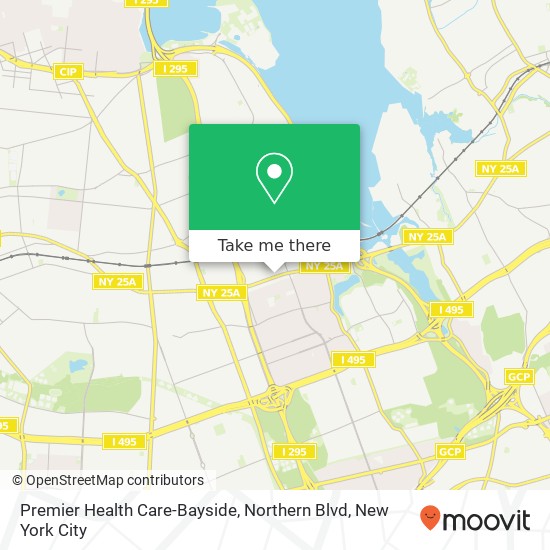 Mapa de Premier Health Care-Bayside, Northern Blvd