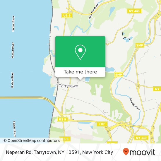 Mapa de Neperan Rd, Tarrytown, NY 10591