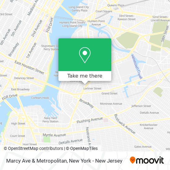 Marcy Ave & Metropolitan map