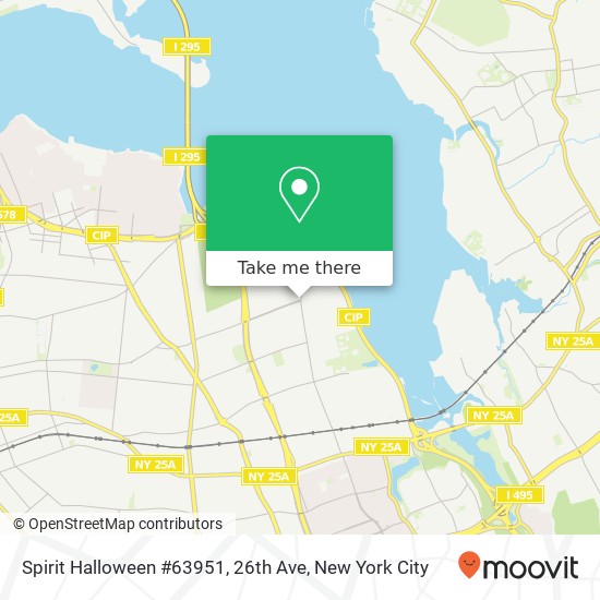 Spirit Halloween #63951, 26th Ave map