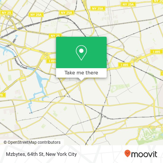 Mapa de Mzbytes, 64th St