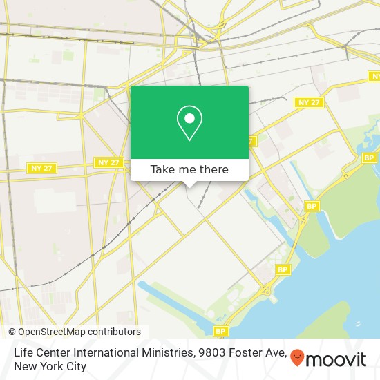 Mapa de Life Center International Ministries, 9803 Foster Ave