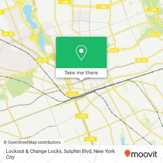 Lockout & Change Locks, Sutphin Blvd map