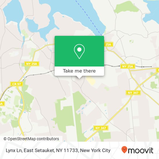 Mapa de Lynx Ln, East Setauket, NY 11733