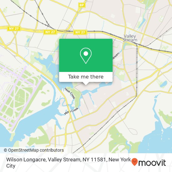 Mapa de Wilson Longacre, Valley Stream, NY 11581