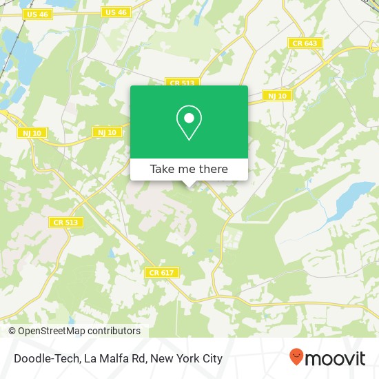 Mapa de Doodle-Tech, La Malfa Rd