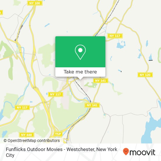 Mapa de Funflicks Outdoor Movies - Westchester