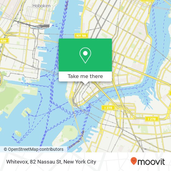 Mapa de Whitevox, 82 Nassau St