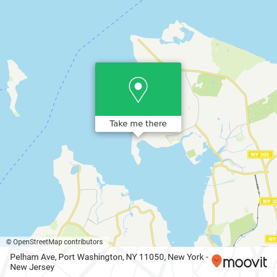 Pelham Ave, Port Washington, NY 11050 map
