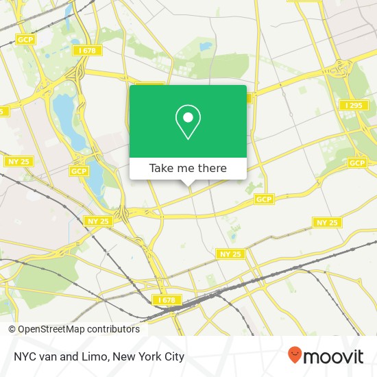 NYC van and Limo map