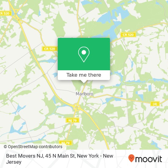 Best Movers NJ, 45 N Main St map