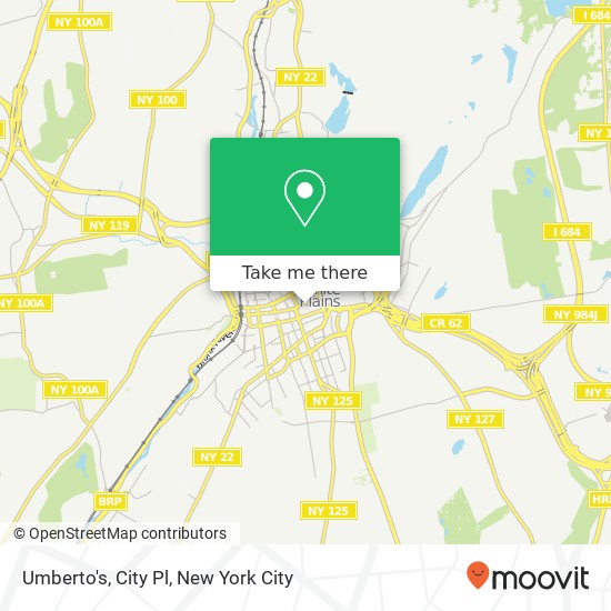Mapa de Umberto's, City Pl