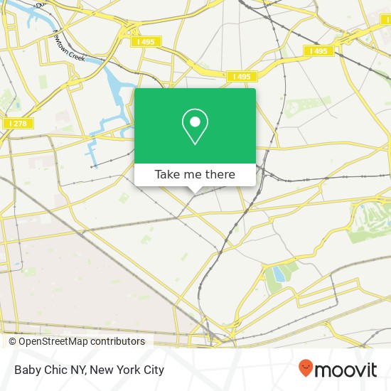 Baby Chic NY map