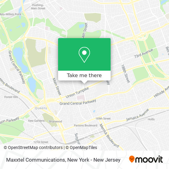 Maxxtel Communications map