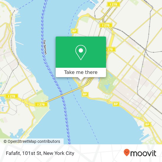 Mapa de Fafafit, 101st St