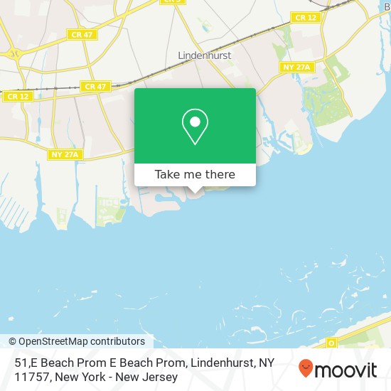 51,E Beach Prom E Beach Prom, Lindenhurst, NY 11757 map