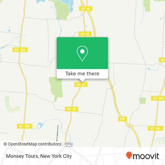 Monsey Tours map
