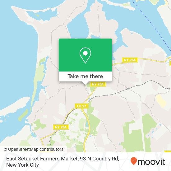 Mapa de East Setauket Farmers Market, 93 N Country Rd